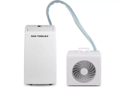 Climatiseur mobile mini split réversible chaud/froid 3,5 kW 12000 BTU WiFi avec unité extérieure portable et technologie Inverter MW Tools
