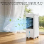 Climatiseur Mobile, Rafraichisseur D'Air Avec Réservoir De 12L – Image 2