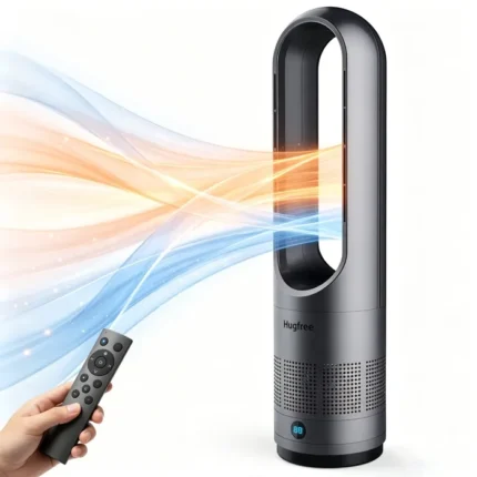 Ventilateur Colonne 40w/1400w 50hz - Hugfree - Ventilateur sans pales 8 vitesses Basse