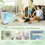 Ventilateur de refroidissement portable et silencieux , ventilateur économe en énergie – Image 2